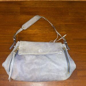 Aimee Kestenberg ladies Bali Hobo Bag in cool gray.